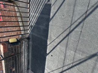 Red tile roof with Velux skylights