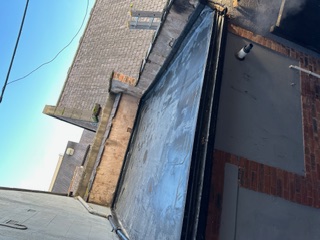 Commercial flat roof
