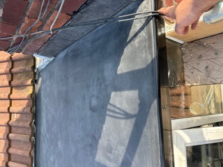 EPDM flat roof on extension